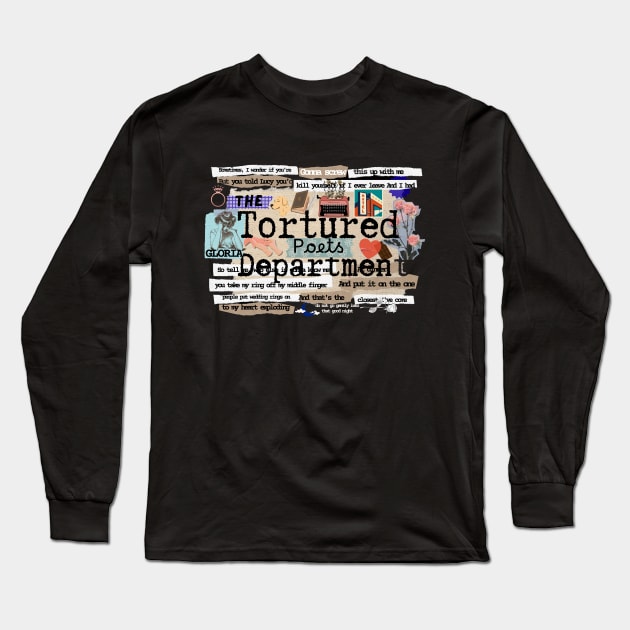 The tortured poets department Long Sleeve T-Shirt by Fashion by Gail